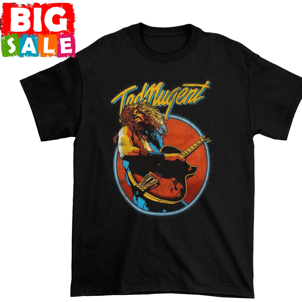 New Ted Nugent Men's Stipple Nuge T-Shirt All size