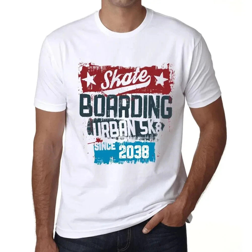 Men's Graphic T-Shirt Urban Skateboard Since 2038 Eco-Friendly Limited Edition