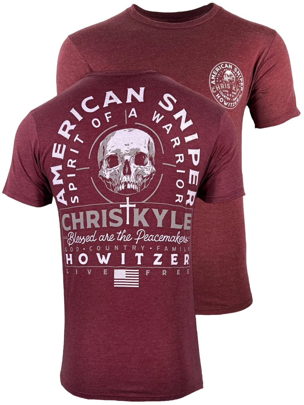 Howitzer Style Men's T-Shirt Chris Kyle Trigger Military Grunt MFG