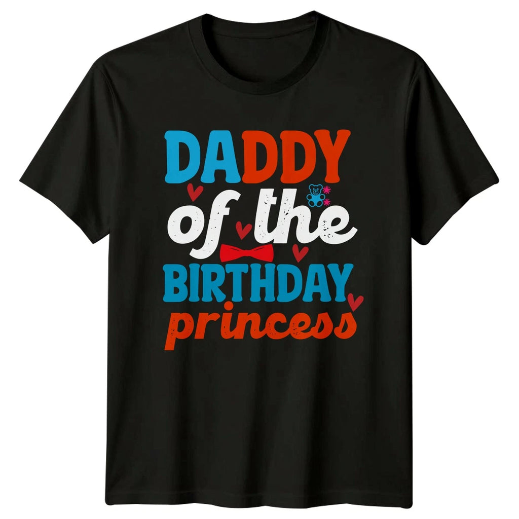 Daddy Of The Birthday Princess Mens T-Shirt Father Daughter Family