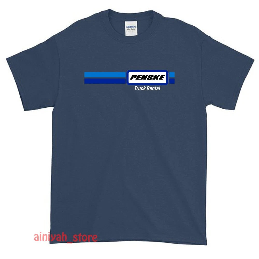 New PENSKE Automotive Truck Logo Men's Funny T-Shirt USA Size S-XXL
