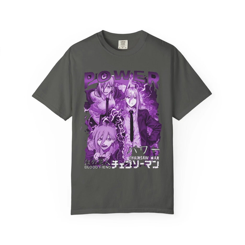 Chainsaw Man Anime Characters T-Shirt | Purple Aesthetic