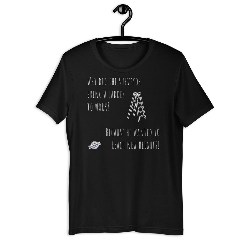 Surveyor dad joke Bella+Canvas 3001 Crew neck Ringspun cotton Size M-2XL