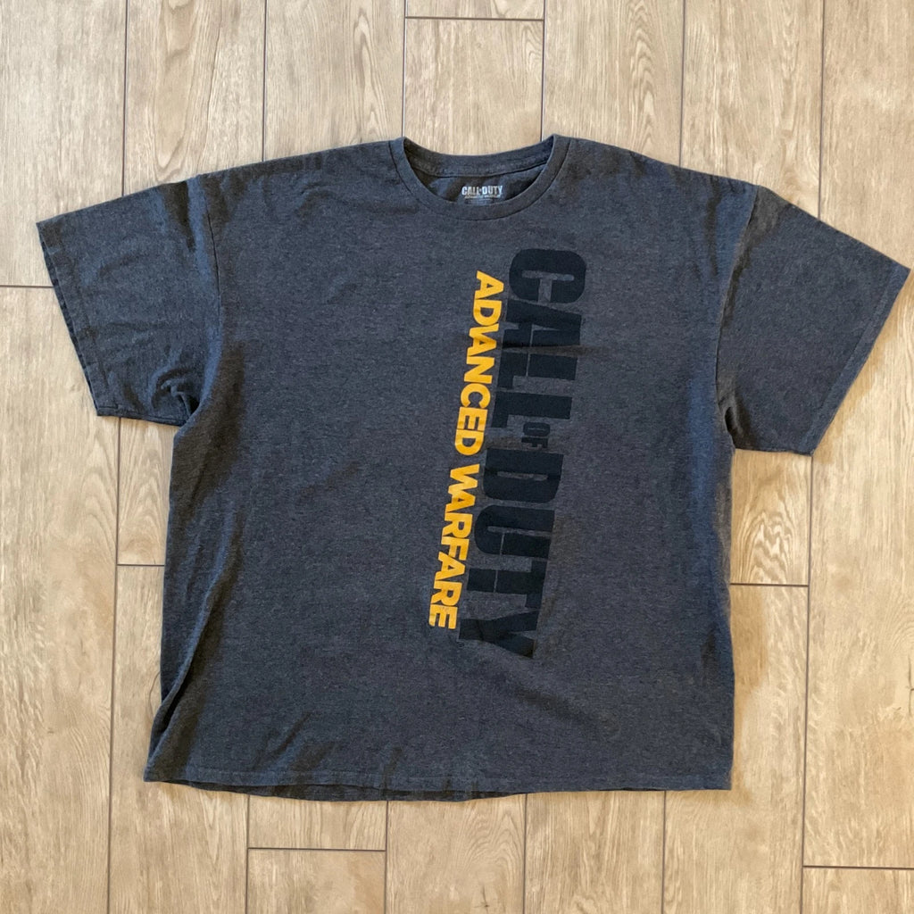 Call of Duty Advanced Warfare Gray T-Shirt Size XXL 2014 Gamestop Exclusive