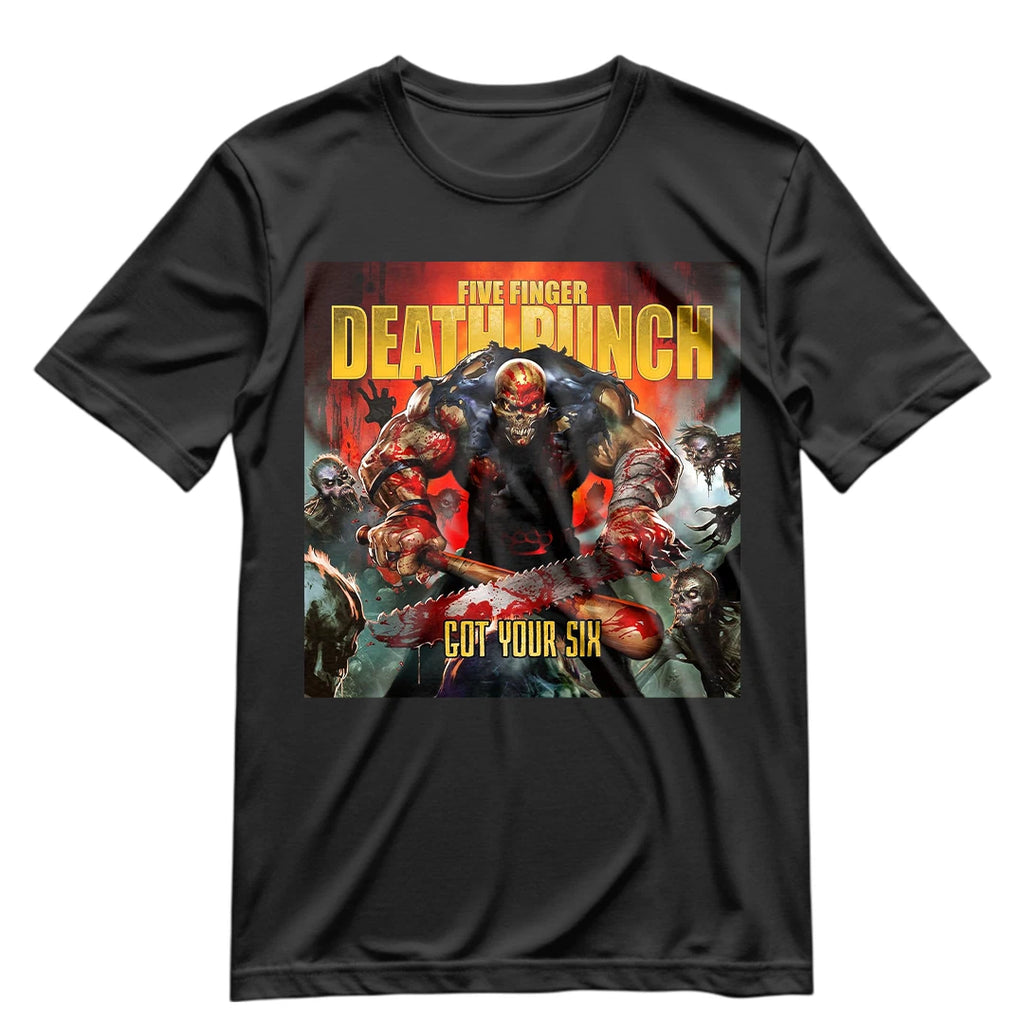 Five Finger Death Punch T Shirt FFDP Got Your Six Album Cover Art Shirt S-XXXL
