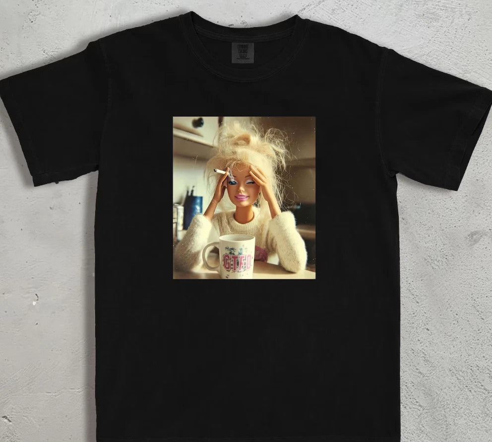 Vintage 90s Distressed Doll Meme Shirt