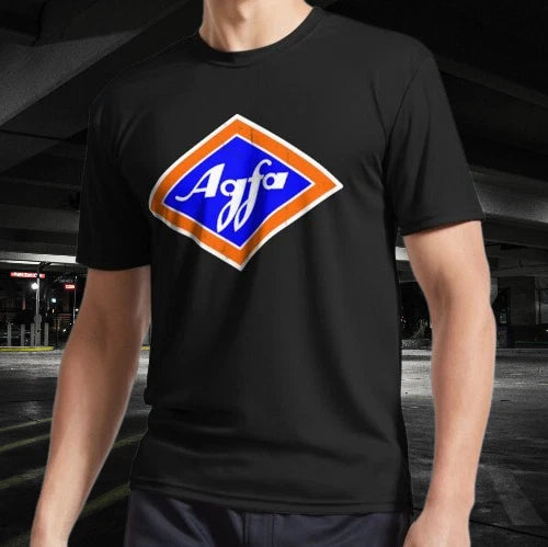 Retro Agfa Film Logo from 1960s Active T-Shirt Funny Size Mode American T-shirt