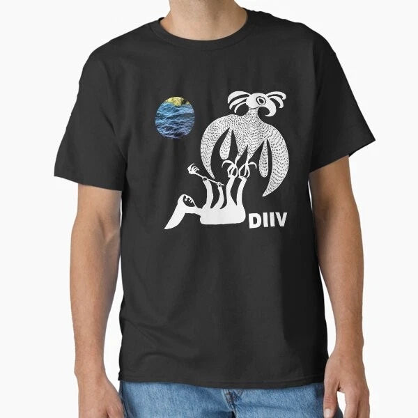 Diiv Aesthetic Logo White Bird - Classic Gif New Made Australia T-Shirt S-2XL