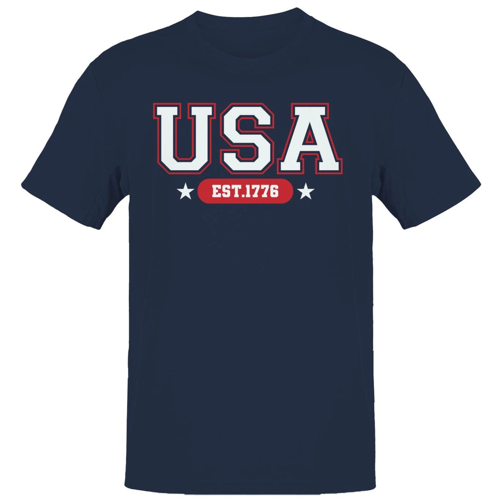 USA EST.1776 Patriotic Men's T-shirt
