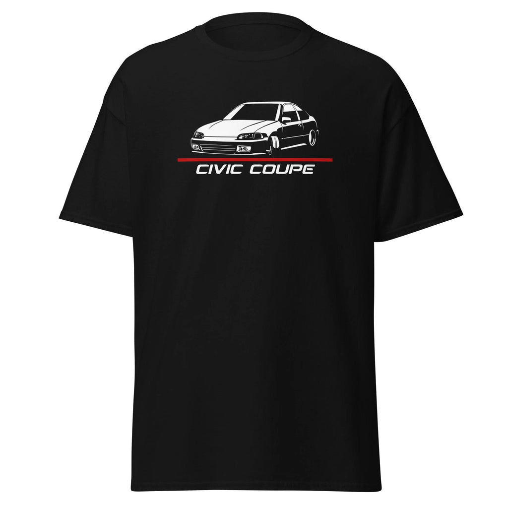 Civic Coupe 1992-1995 Ej1 Stance Streetwear Style Graphic Tee T-Shirt Gift