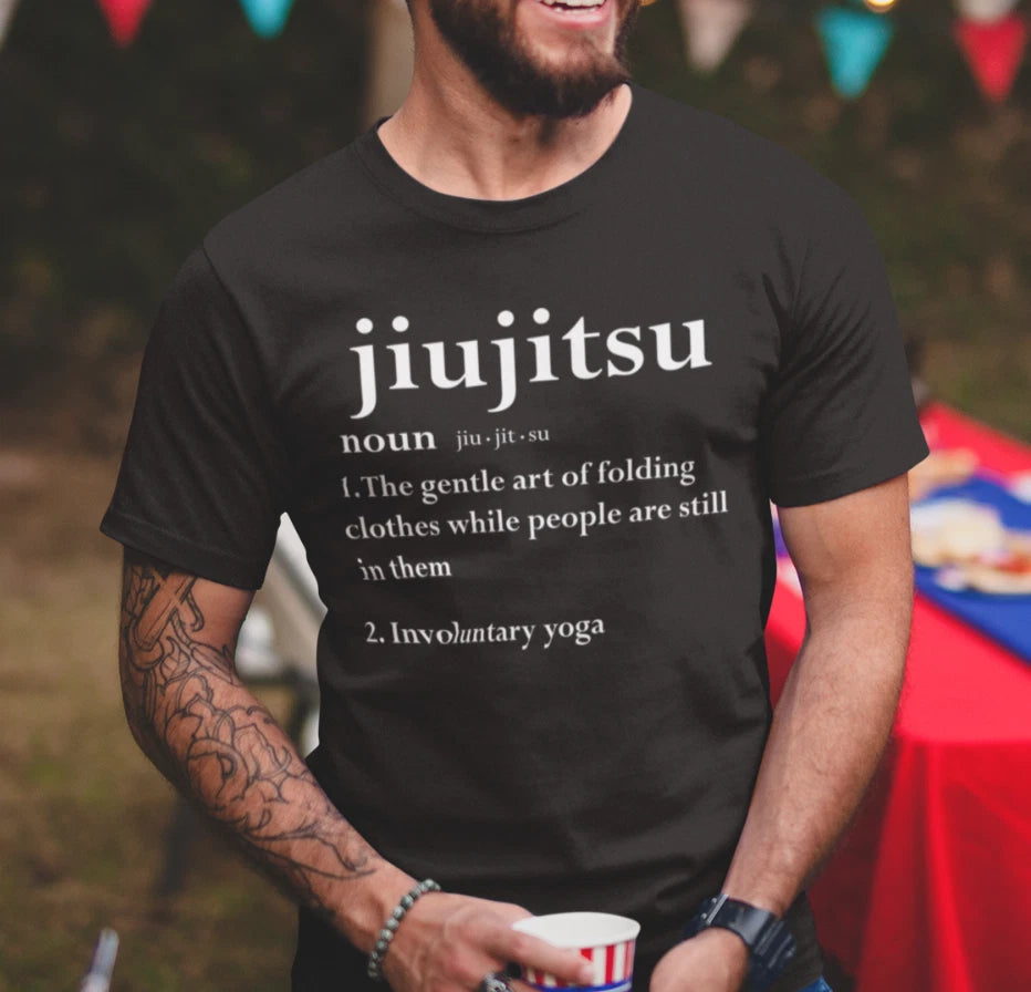 Jiu Jitsu Funny Shirt Funny Martial Art Gym Jiu Jitsu Definition Shirts