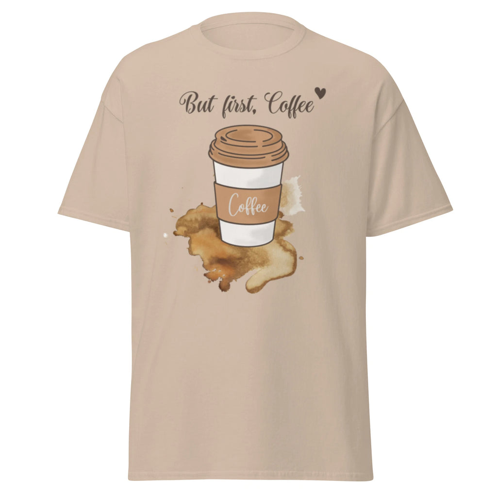 Adorable But First Coffee Funny Tee SHirt