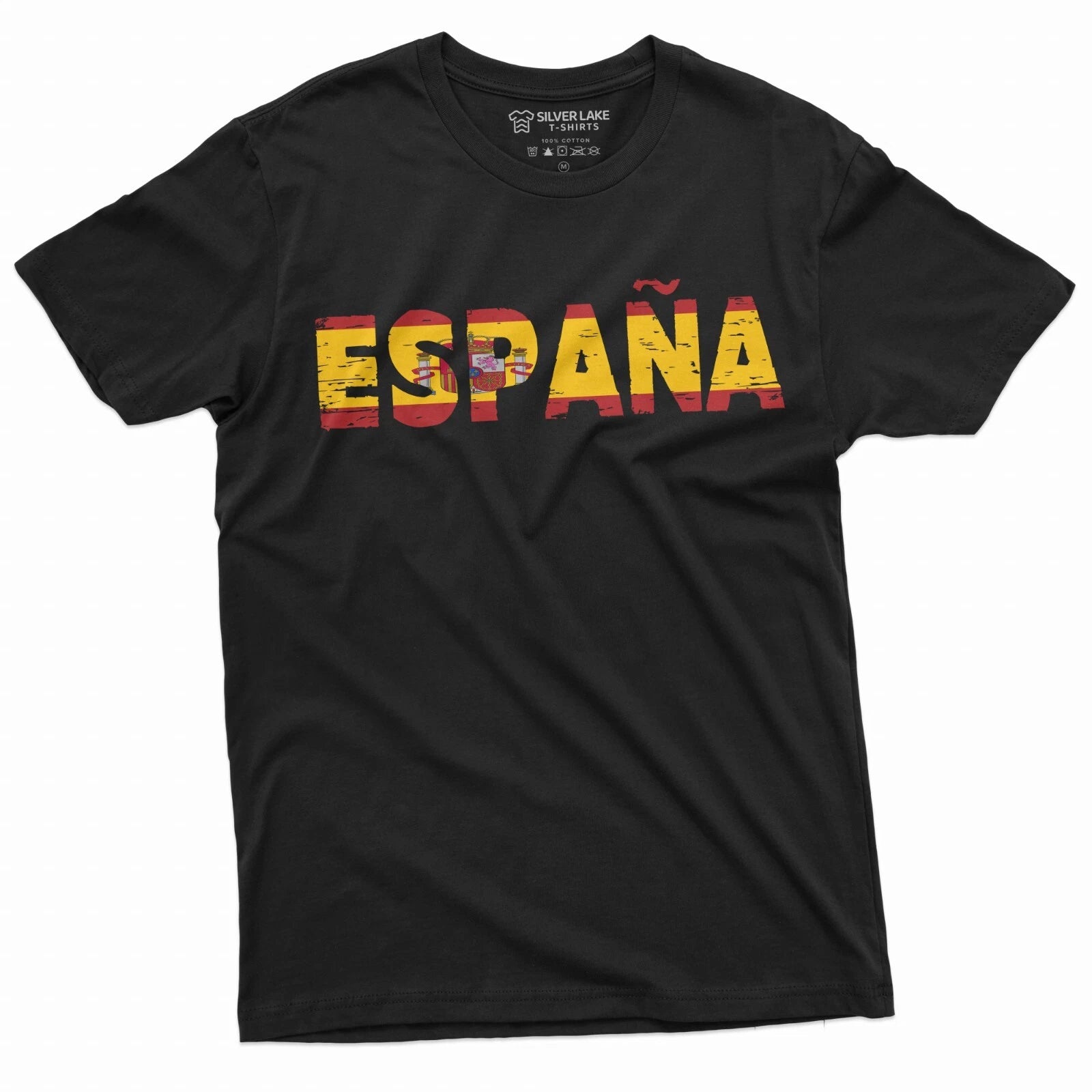 Spain Tshirt Espana Tee EspaÃ±a Football Soccer tee Spanish Flag Patriotic shirt