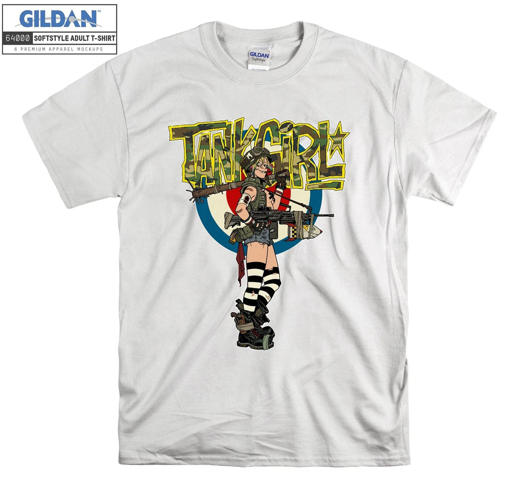 Tank Girl Comic T-shirt Spades Alternative T shirt Men Women Unisex Tshirt 5999
