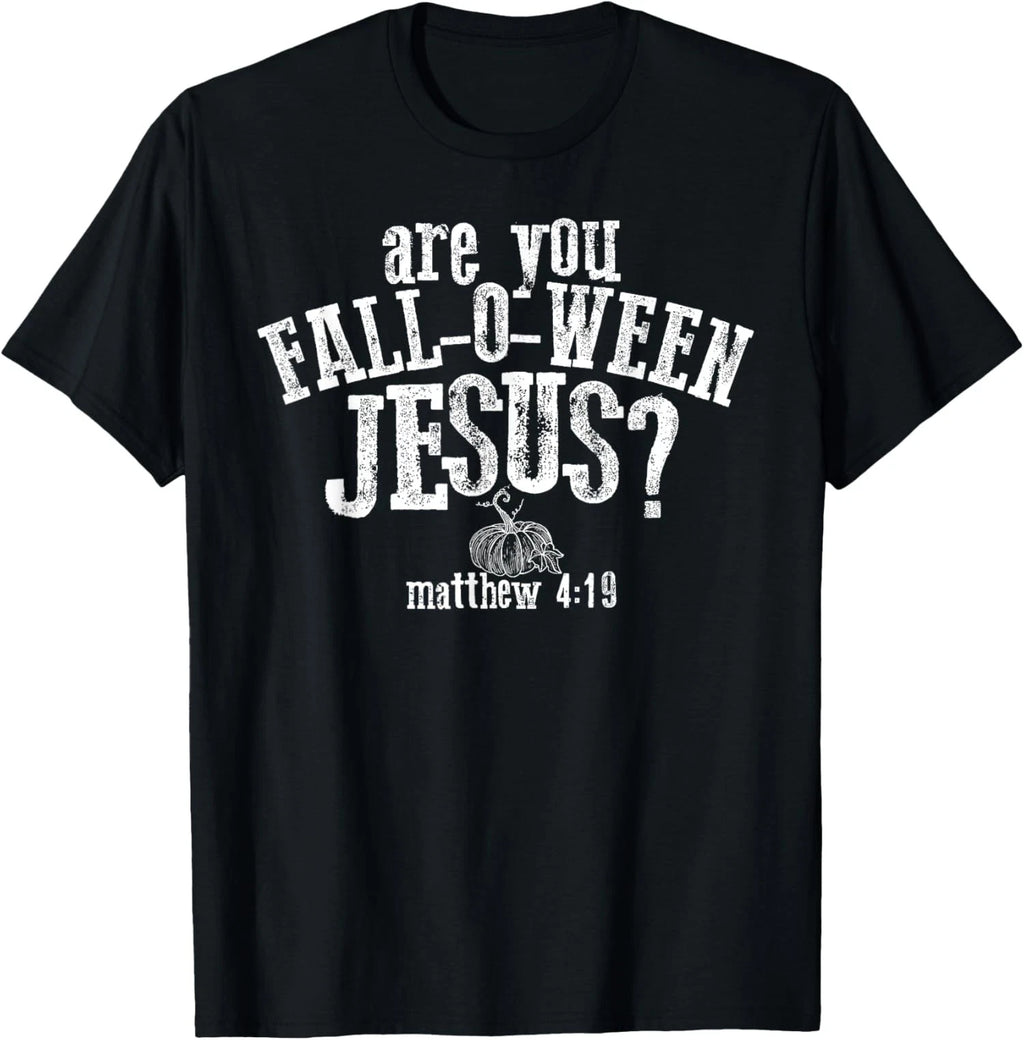 Fall O Ween Jesus Pumpkin Christian Fall Outfit Unisex T-Shirt