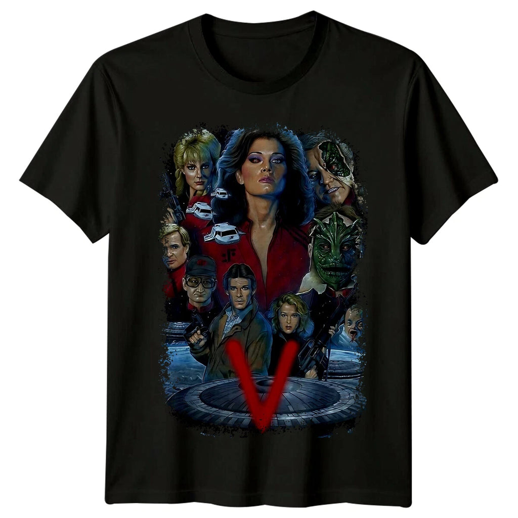 V (1984) Movie Poster Inspired T-Shirt Retro 80s Tee