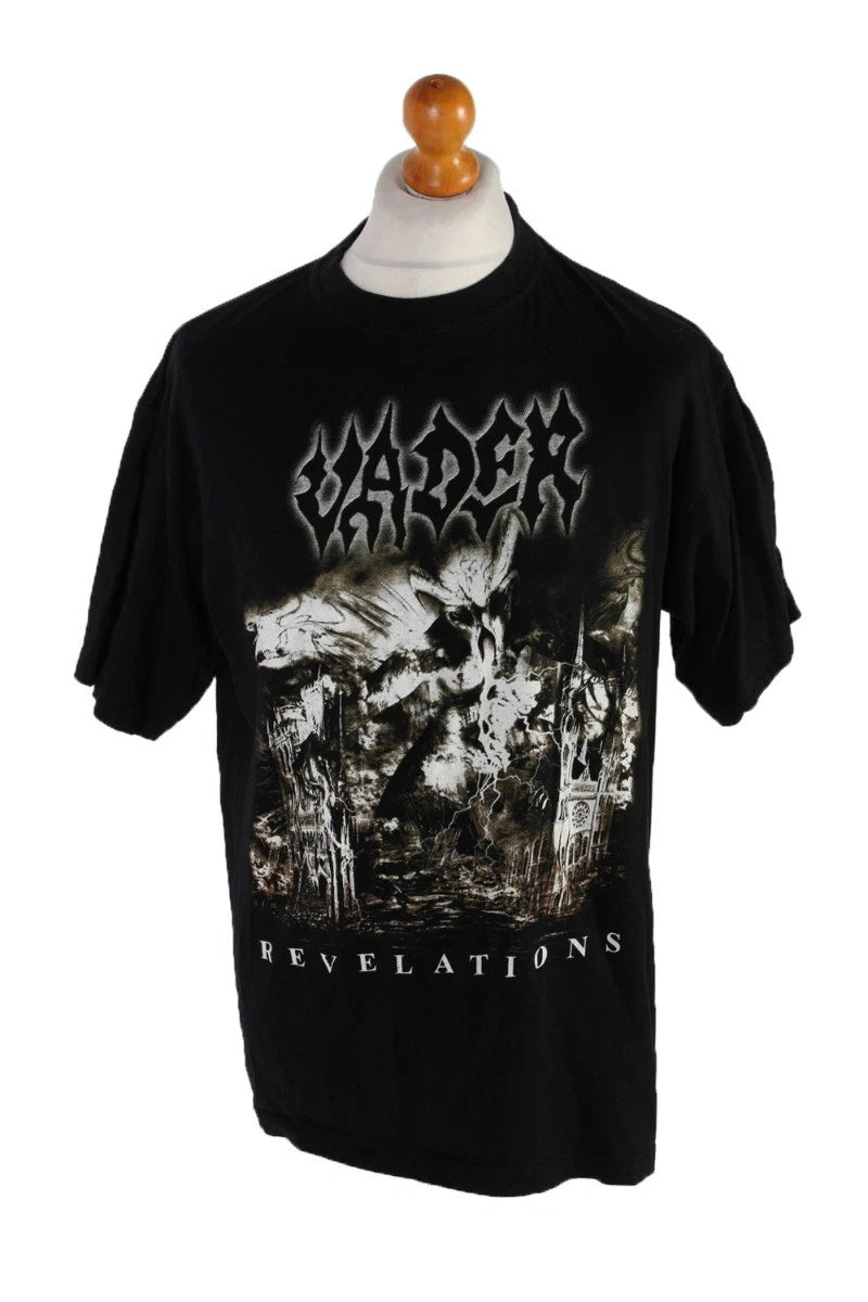 90s Retro T Shirt Devil Short Revelations Sleeve Printed Shirt Size M-TS124