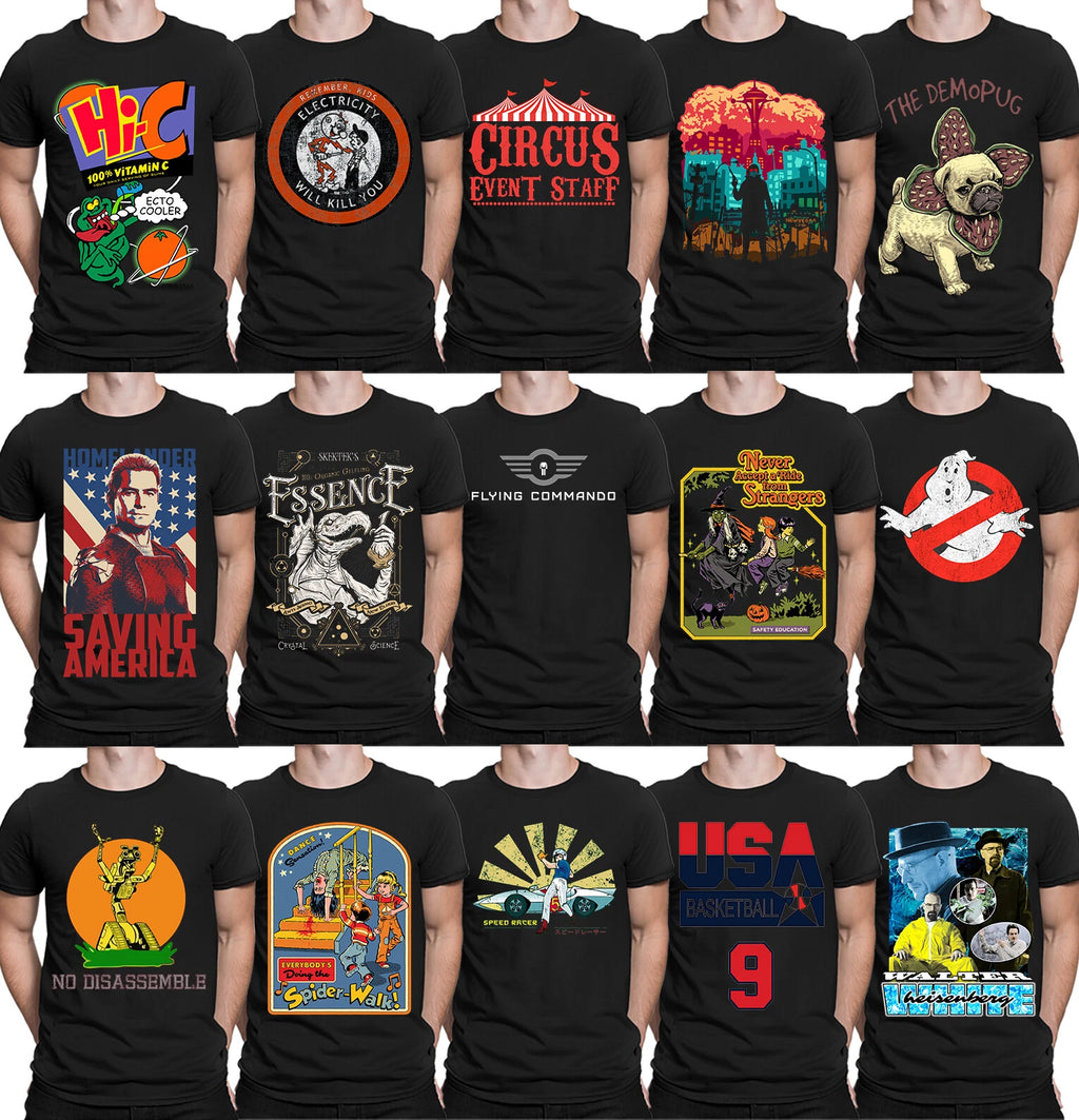 Mens T shirts Tee Top Unisex Retro #P1 #PR #A