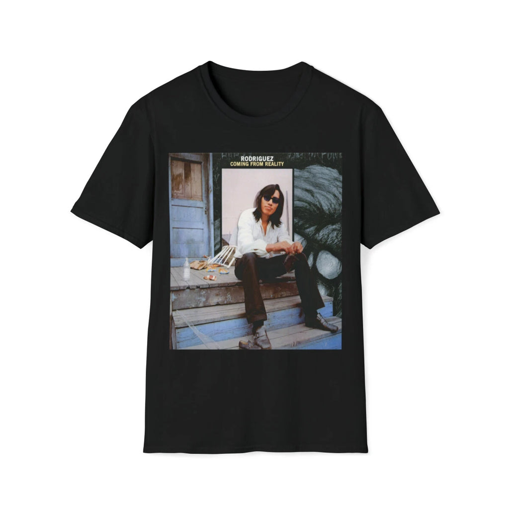 Unisex Soft Cotton T-Shirt. Coming From Reality. Sixto Rodriguez