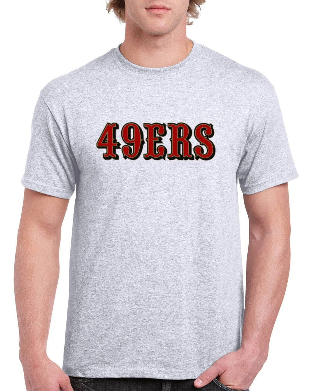 49ers T-Shirt San Francisco Football SF Niners Wordmark Retro Throwback GFN04