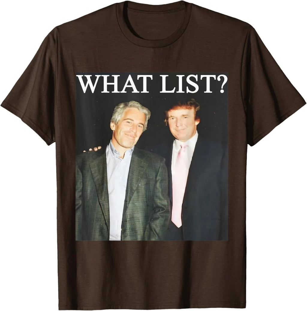 Funny Design List Trump Funny Political America Unisex T-Shirt