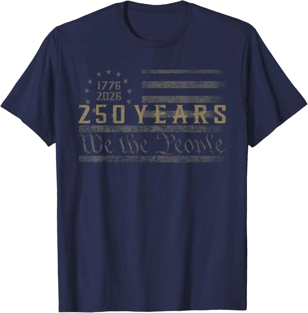 250 Years America Anniversary 250th Independence Day Freedom Unisex T-Shirt