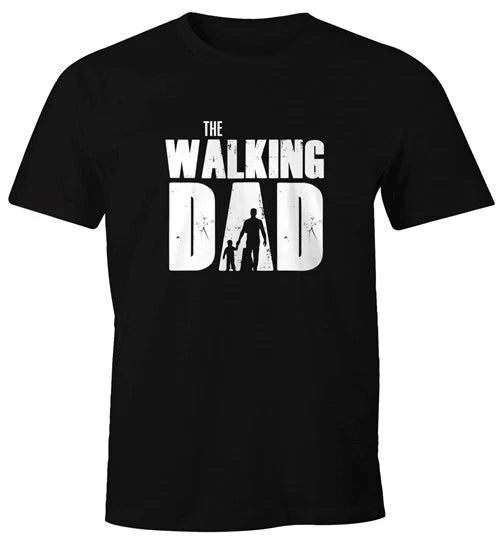 Mens T-Shirt The Walking Dad Dad Dad Gift Fun Shirt Moonworks®
