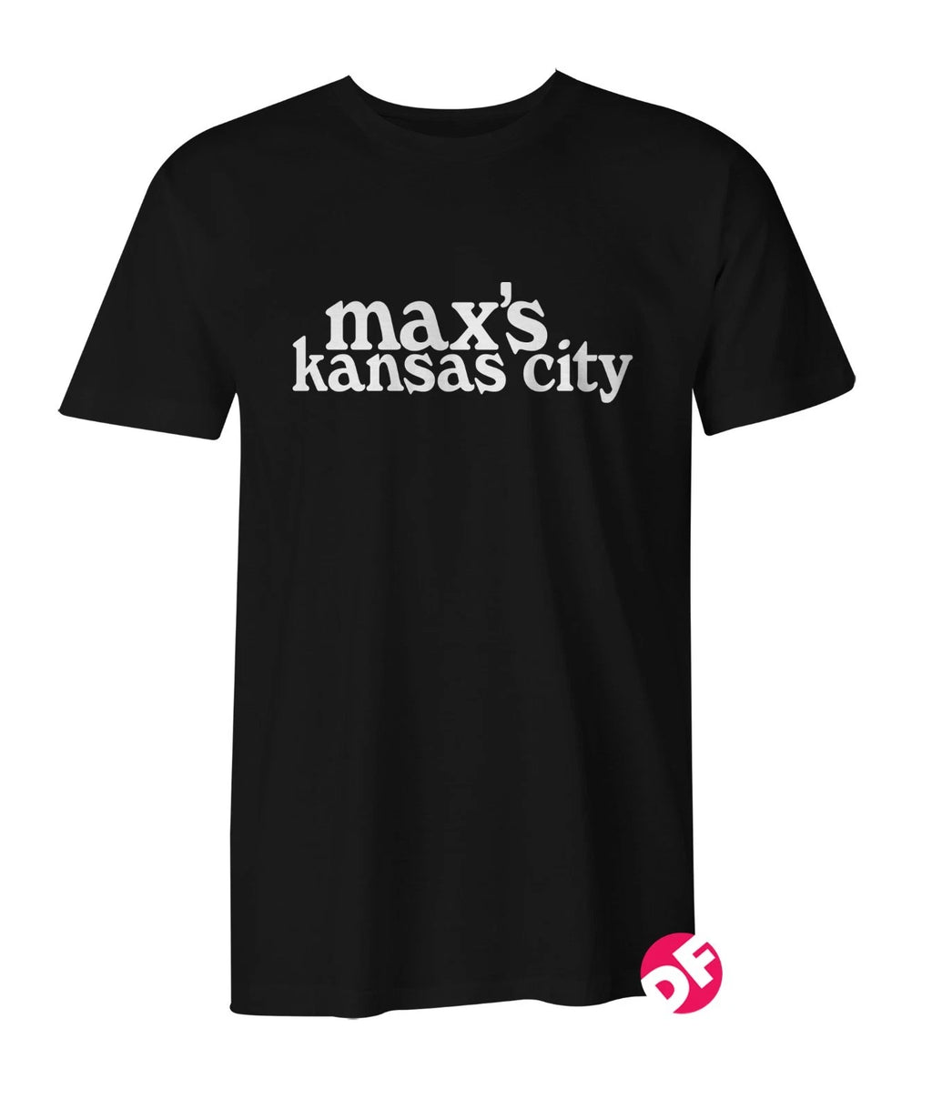 Max's Kansas City  Retro T shirt American Punk 70s Punk CBGB NY Dolls, Ramones