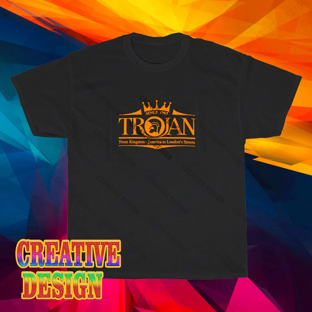NEW! Trojan Records British Label Logo Long Sleeve T-Shirt Funny Size S to 5XL