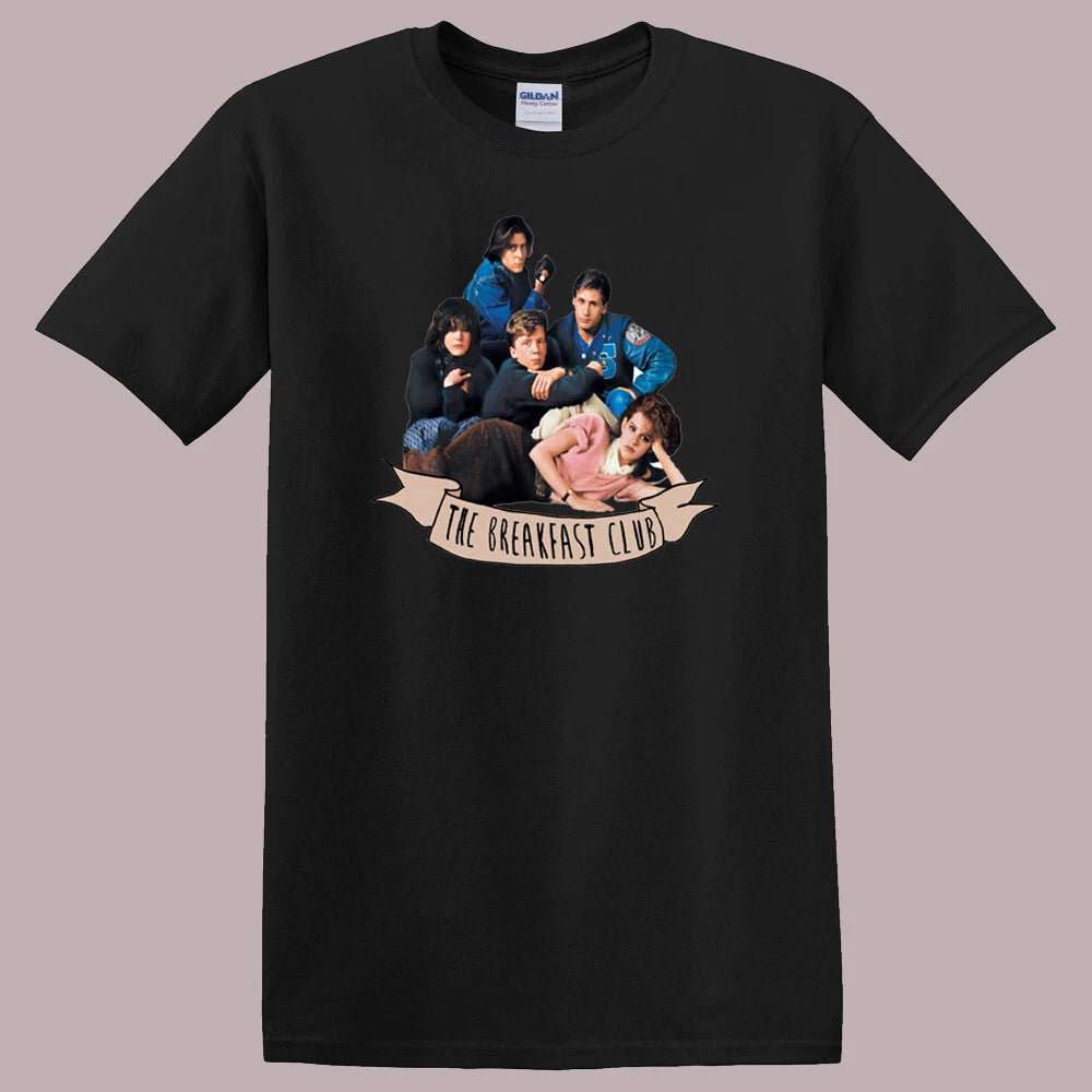 The Breakfast Club 1985 Black Size S to 5XL