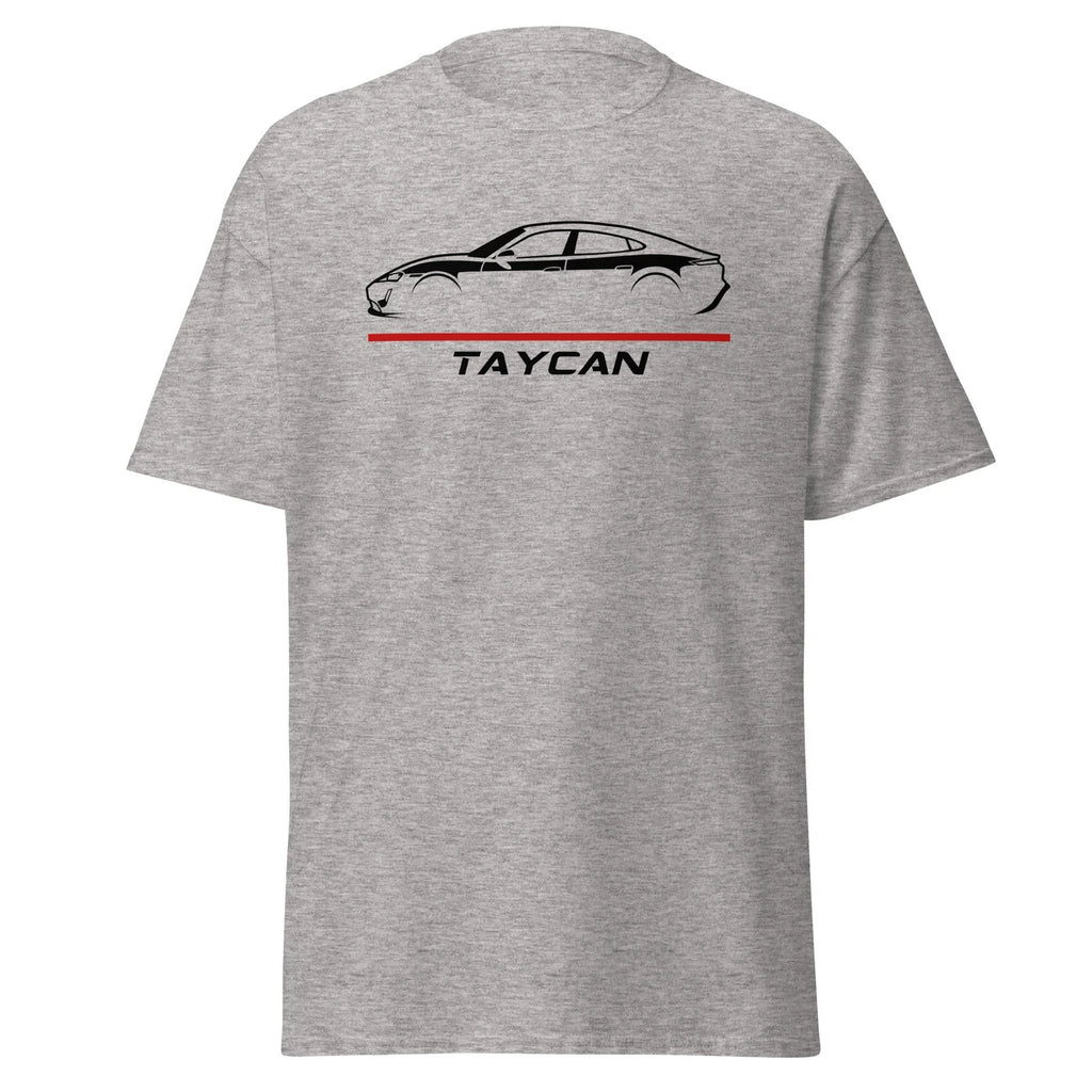 Taycan Electric Dual Motor Digital Luxury Euro Sedan Graphic T-Shirt Gift