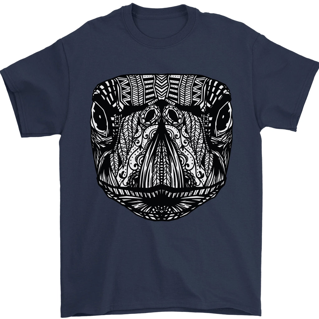 Turtle Mandala Art Tortoise Mens T-Shirt 100% Cotton