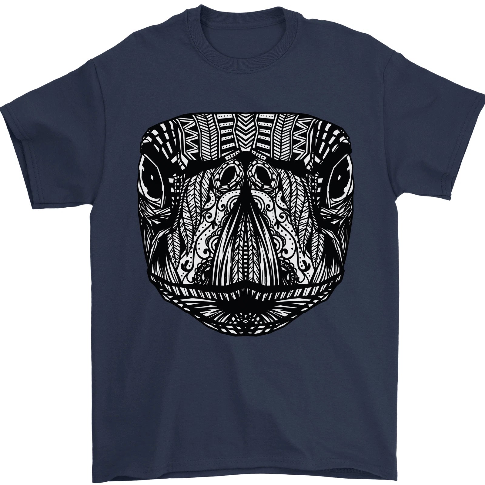 Turtle Mandala Art Tortoise Mens T-Shirt 100% Cotton