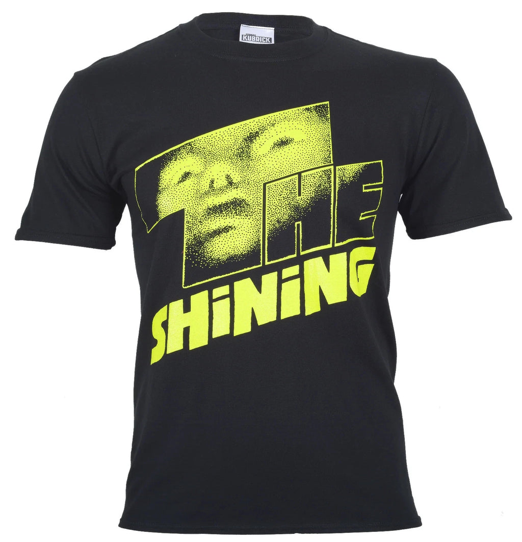 Official The Shining T Shirt Yellow Logo Classic Horror Movie New M XL