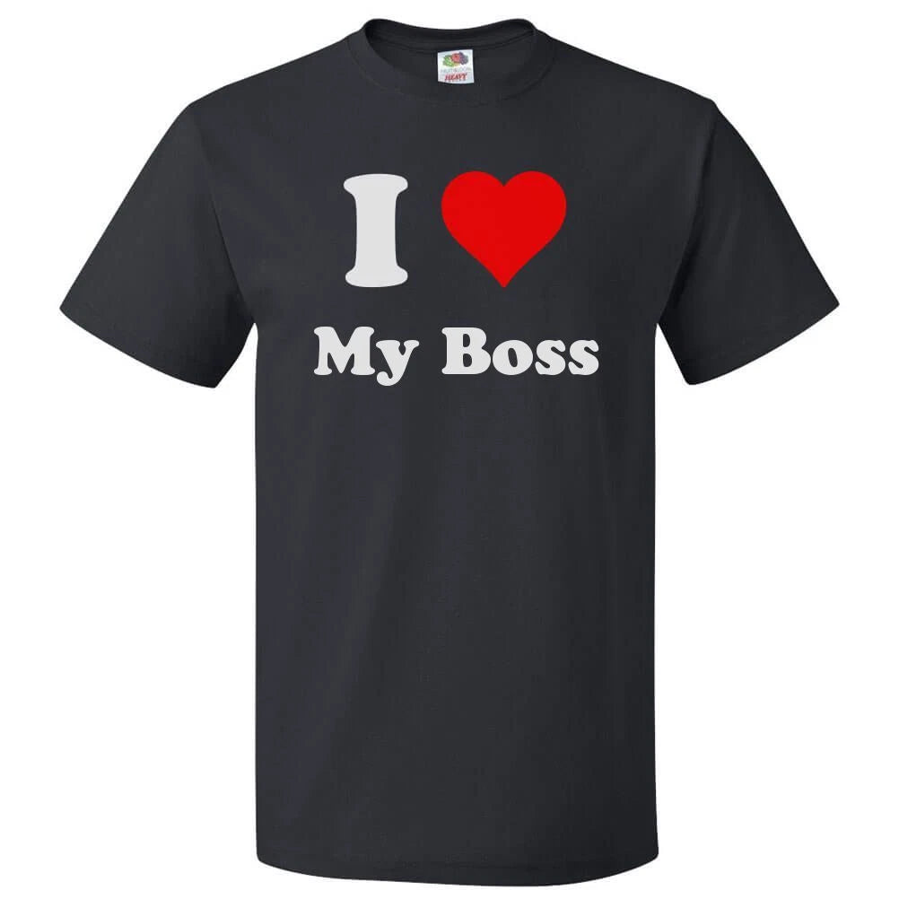 I Love My Boss T shirt I Heart My Boss Tee