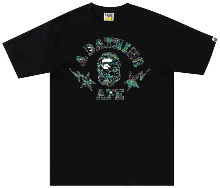 Size XXL Bape Thermal Polygon Tee Black