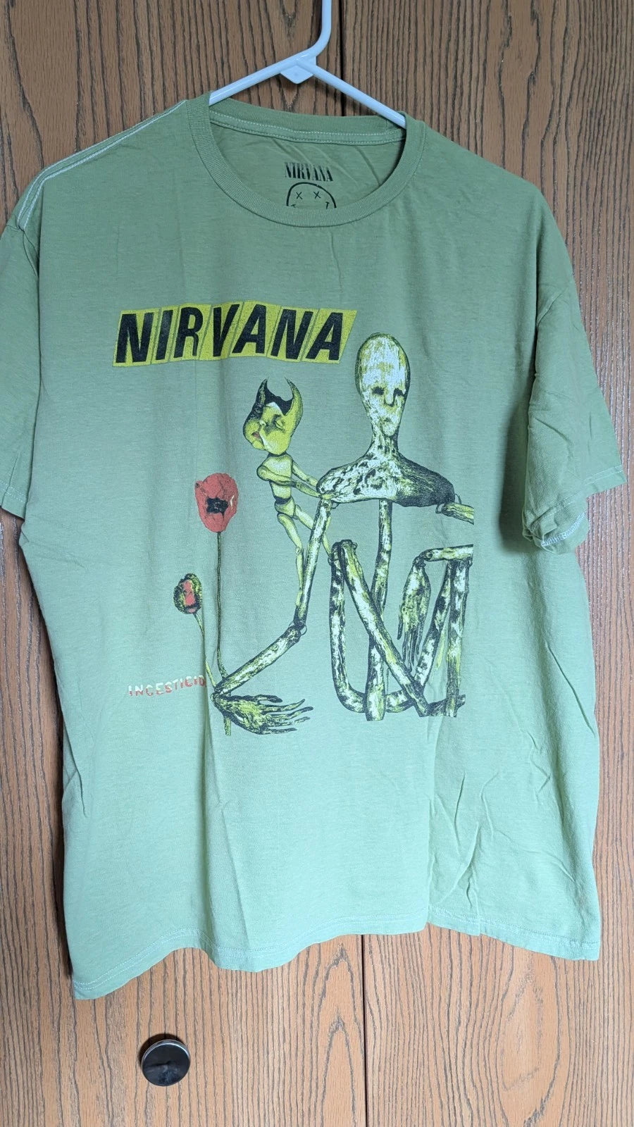 Nirvana Incesticide Green T-Shirt Size Extra Large XL Official Merch