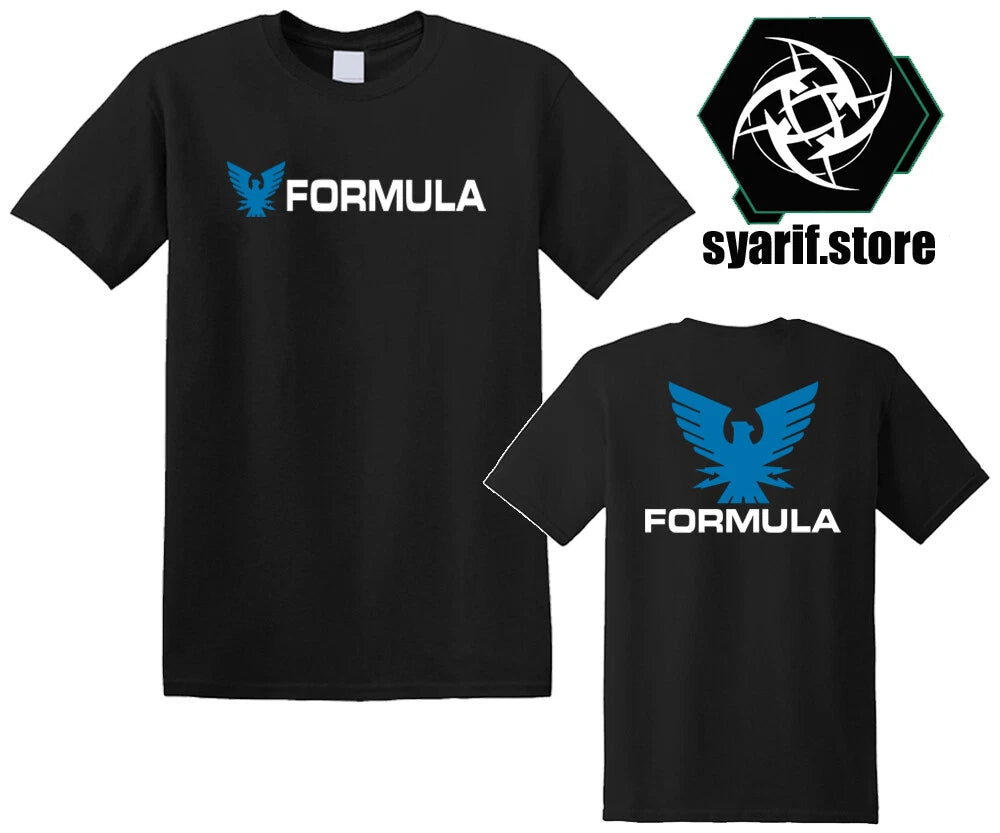Formula Boats Speed Powerboat Automotive Men's Black Blue Size S-5XL