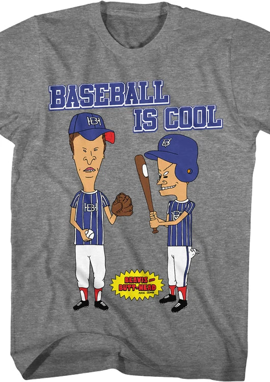 Baseball Is Cool Beavis And Butt-Head T-Shirt | S-5XL