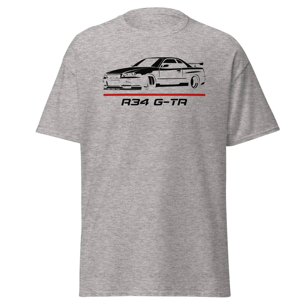 R34 GT-R Skyline RB26DETT Godzilla JDM Streetwear Graphic T-Shirt Gift