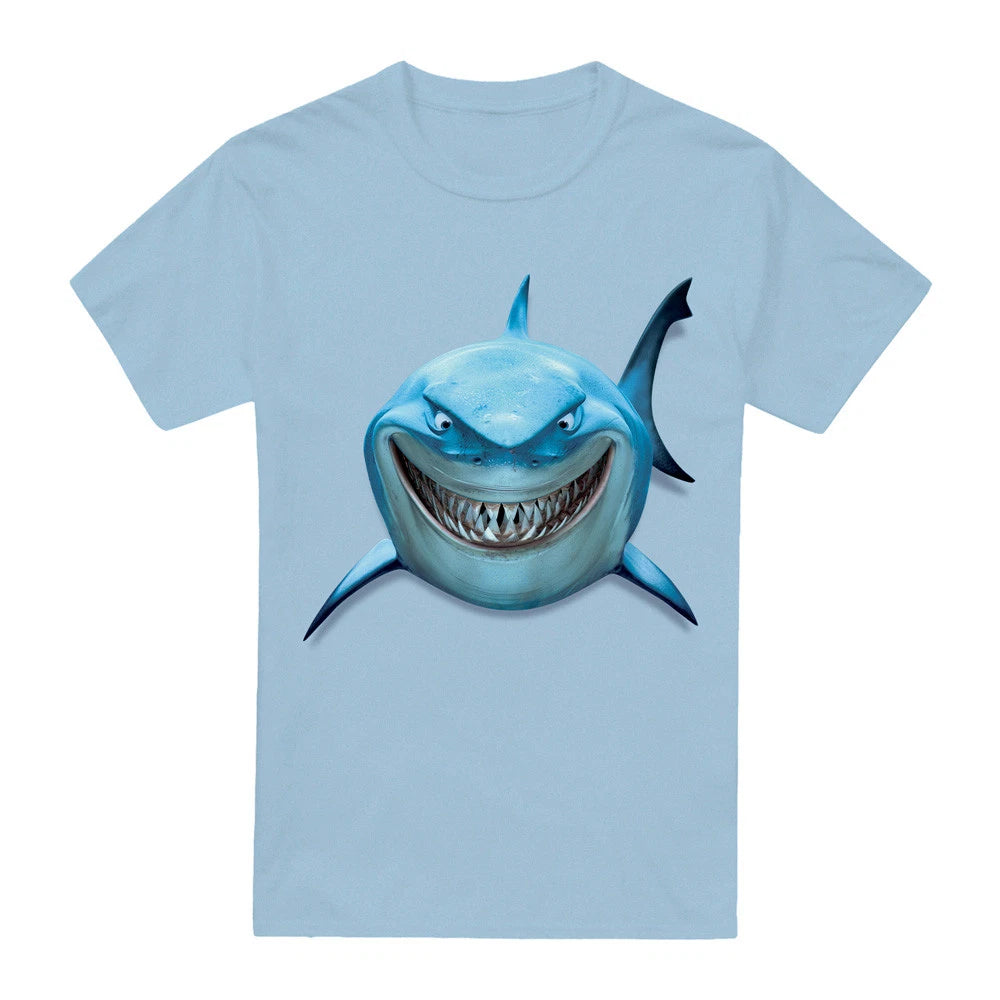 Finding Nemo Bruce Shark Smile T-Shirt , Light Blue
