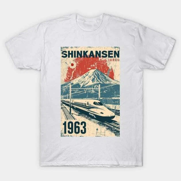 Shinkansen 2 T-Shirt Made in Australia Size S-5XL