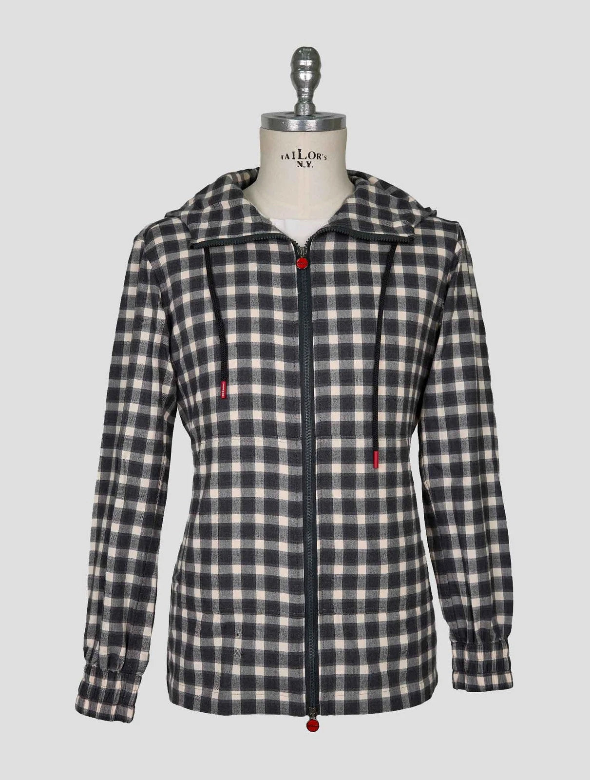 NEW KITON WHITE GRAY COTTON SHIRT UMBI EU 52 - US 42 - L KME68