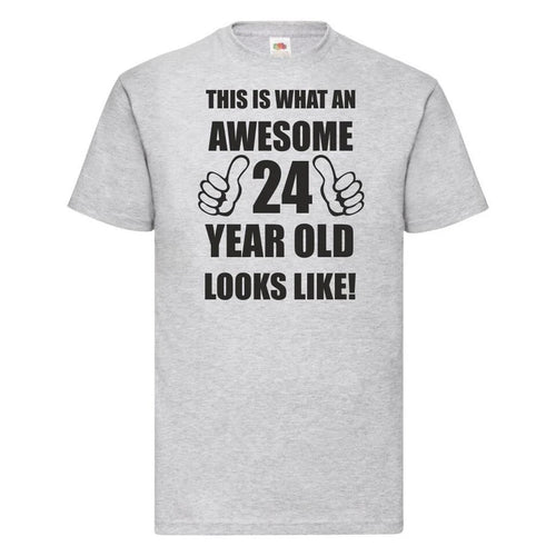 24th 24 Years Old Twenty Fourth Birthday  Presents Mens Funny Awesome T-Shirt