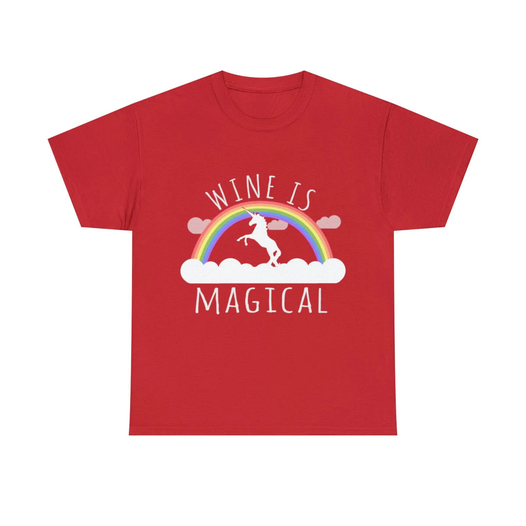 Wine Is Magical Graphic Tee Shirt, S-5XL
