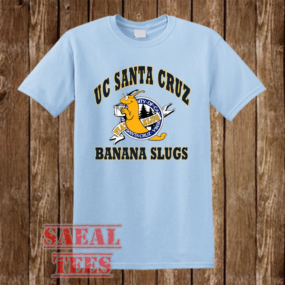 UC Santa Cruz Banana Slugs Men's Light Blue Size S-5XL