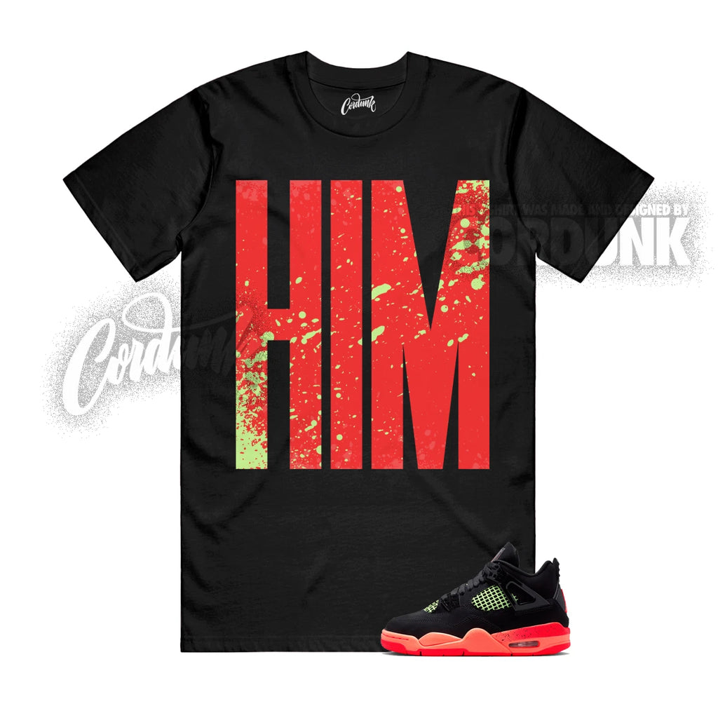 4 Black Infrared Barely Volt Infrared Bright Mango 23 T Shirt Match HIMTALL