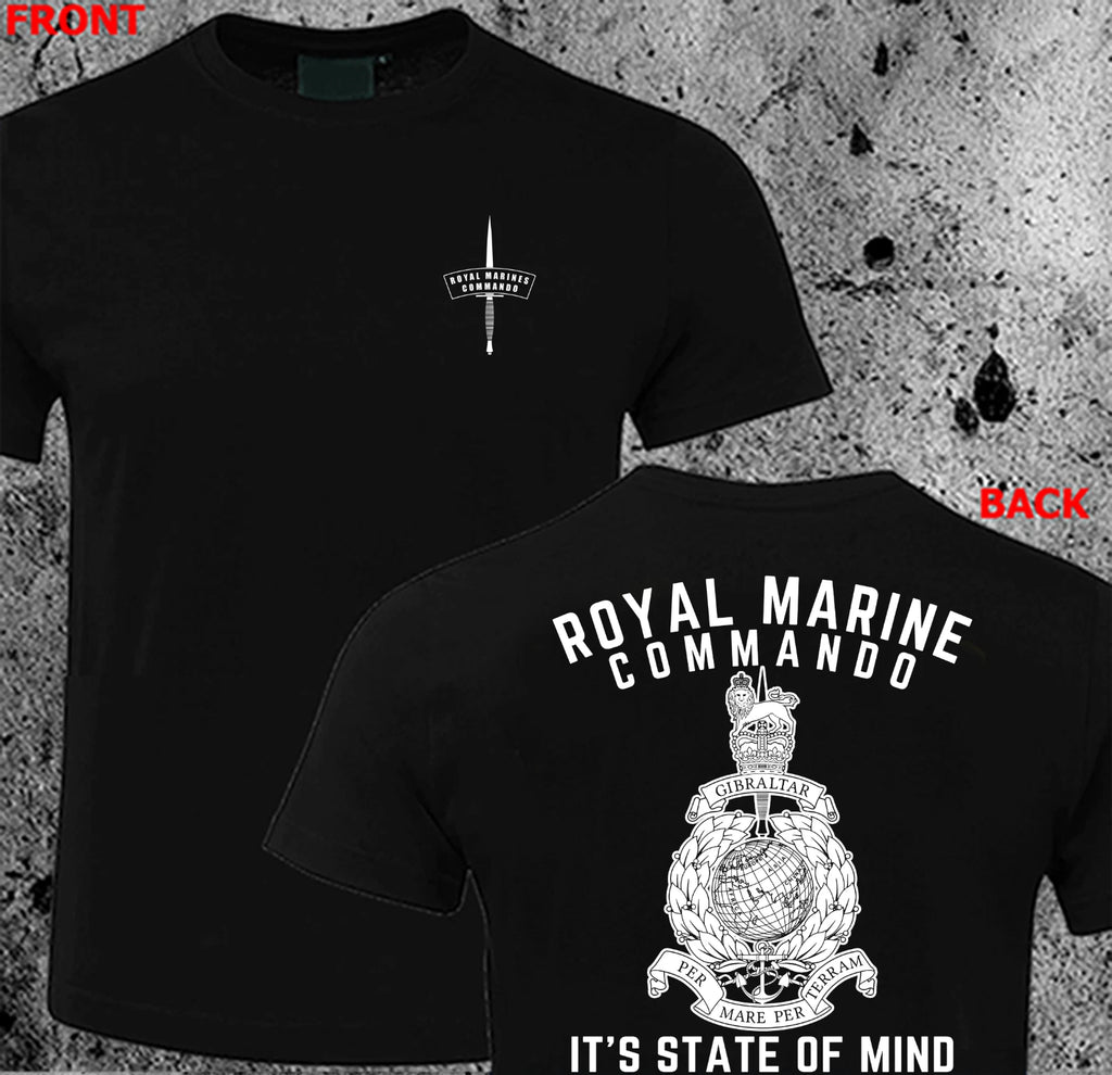NEW Royal Marine Commando T-Shirt British Army Special Force Shirt HQ DESIGN