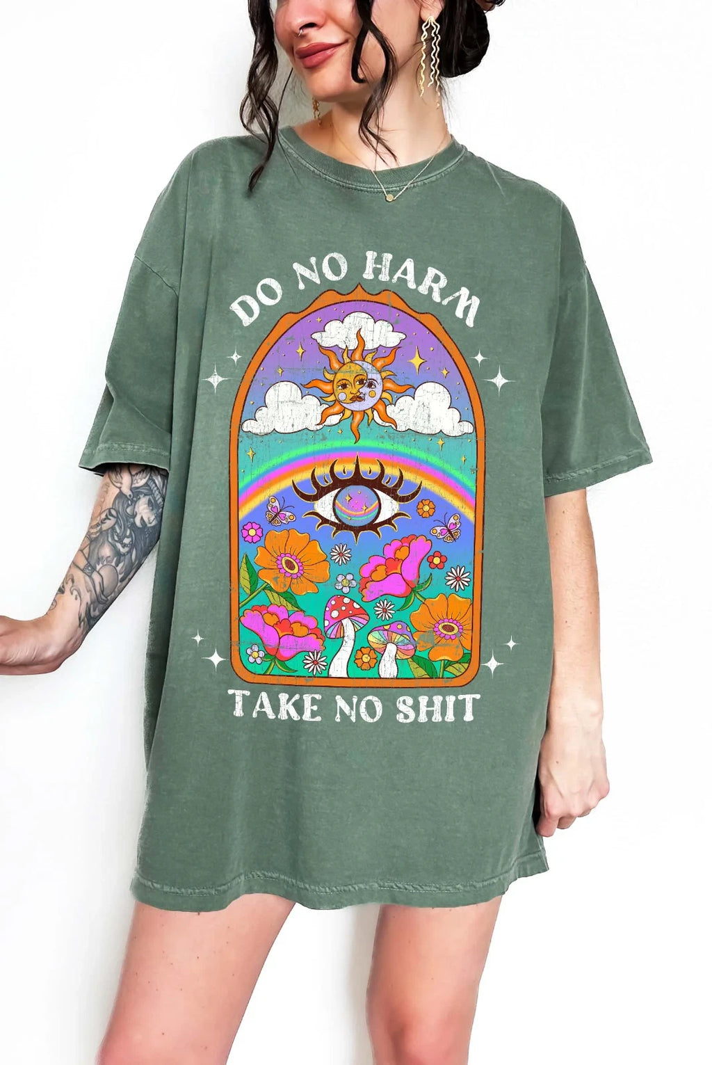 Do No Harm Take No Mess Shirt Bold Quote Graphic Statement Tee
