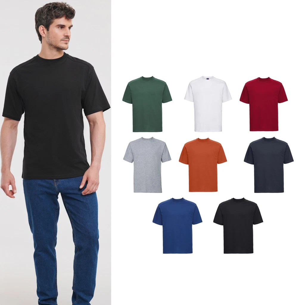 Russell Europe Workwear t-shirt 0R010M0 - Double-layered shoulder panels